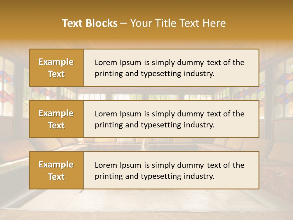 Art Building Indoor PowerPoint Template