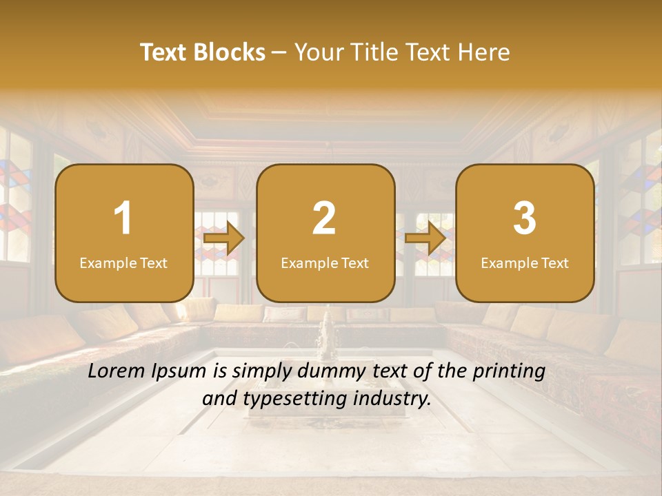 Art Building Indoor PowerPoint Template