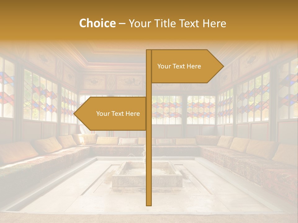 Art Building Indoor PowerPoint Template