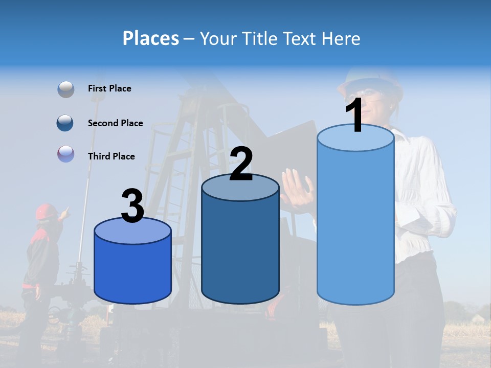 Working Petroleum Success PowerPoint Template