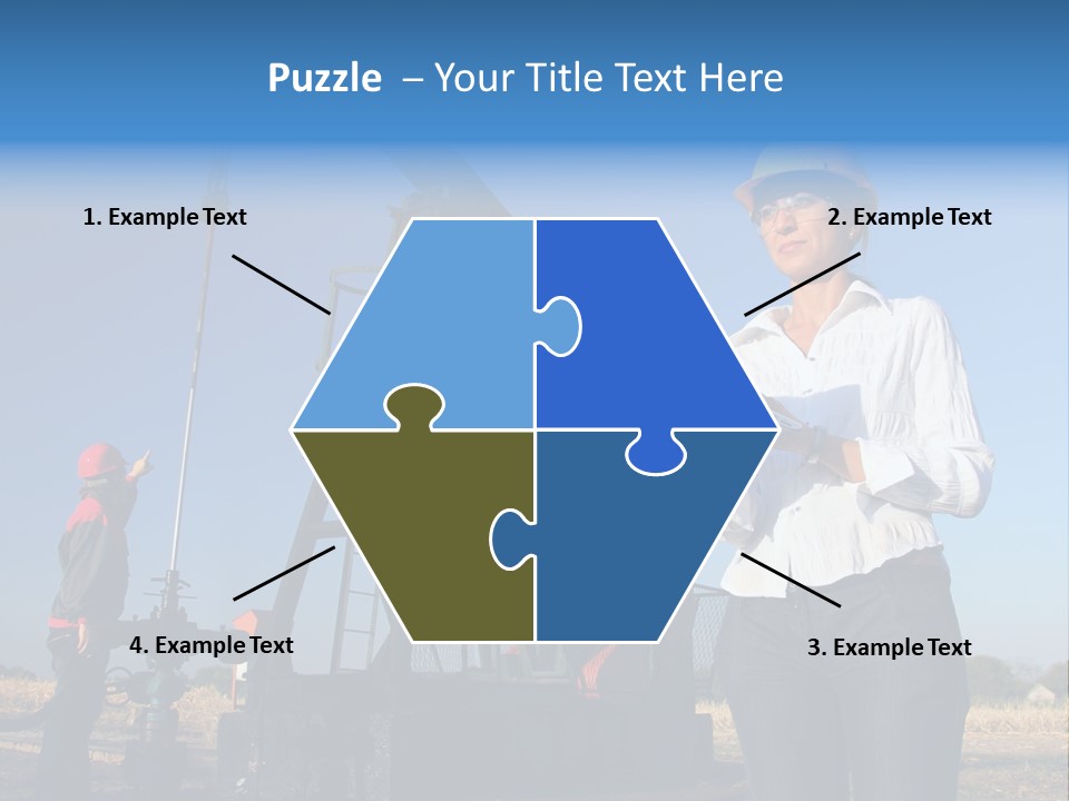 Working Petroleum Success PowerPoint Template