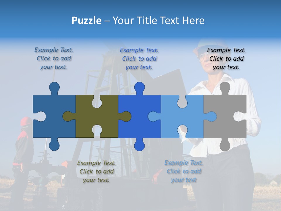 Working Petroleum Success PowerPoint Template