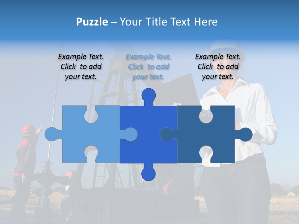 Working Petroleum Success PowerPoint Template