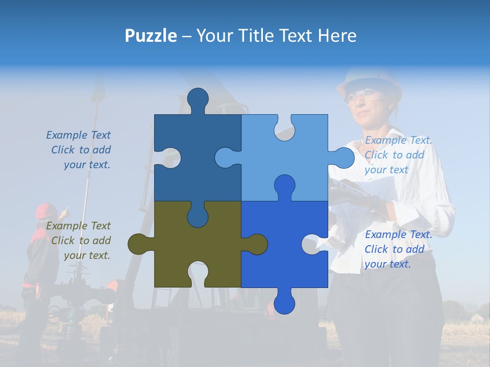 Working Petroleum Success PowerPoint Template