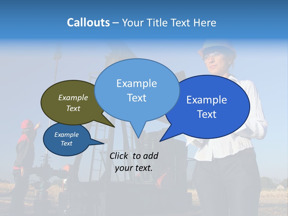 Working Petroleum Success PowerPoint Template
