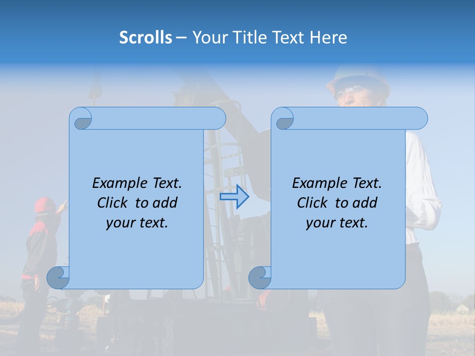 Working Petroleum Success PowerPoint Template
