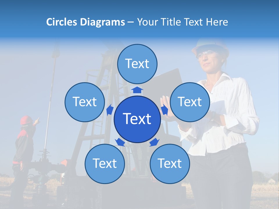 Working Petroleum Success PowerPoint Template