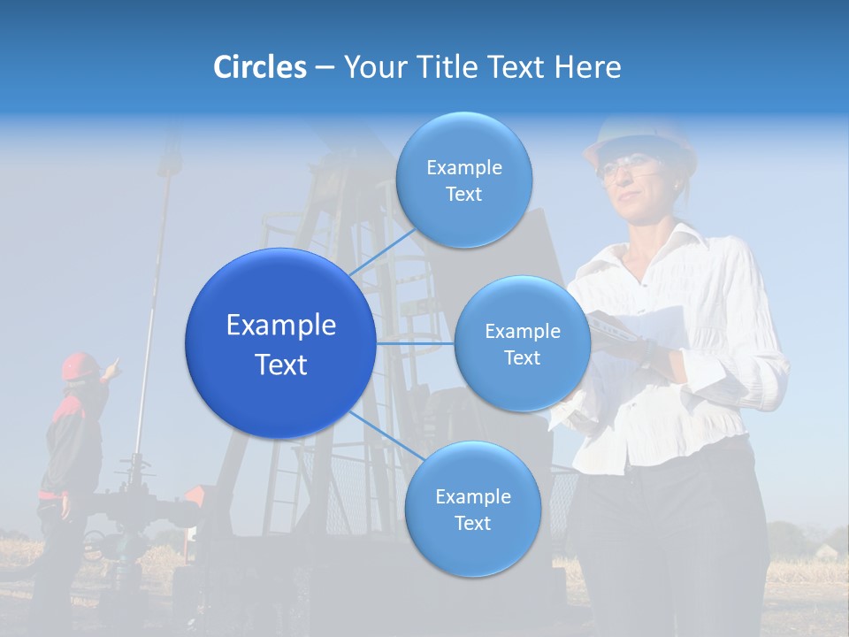 Working Petroleum Success PowerPoint Template