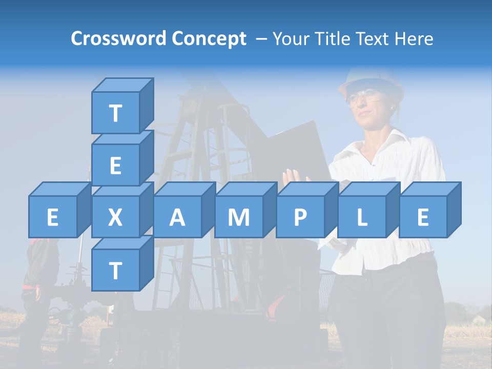 Working Petroleum Success PowerPoint Template
