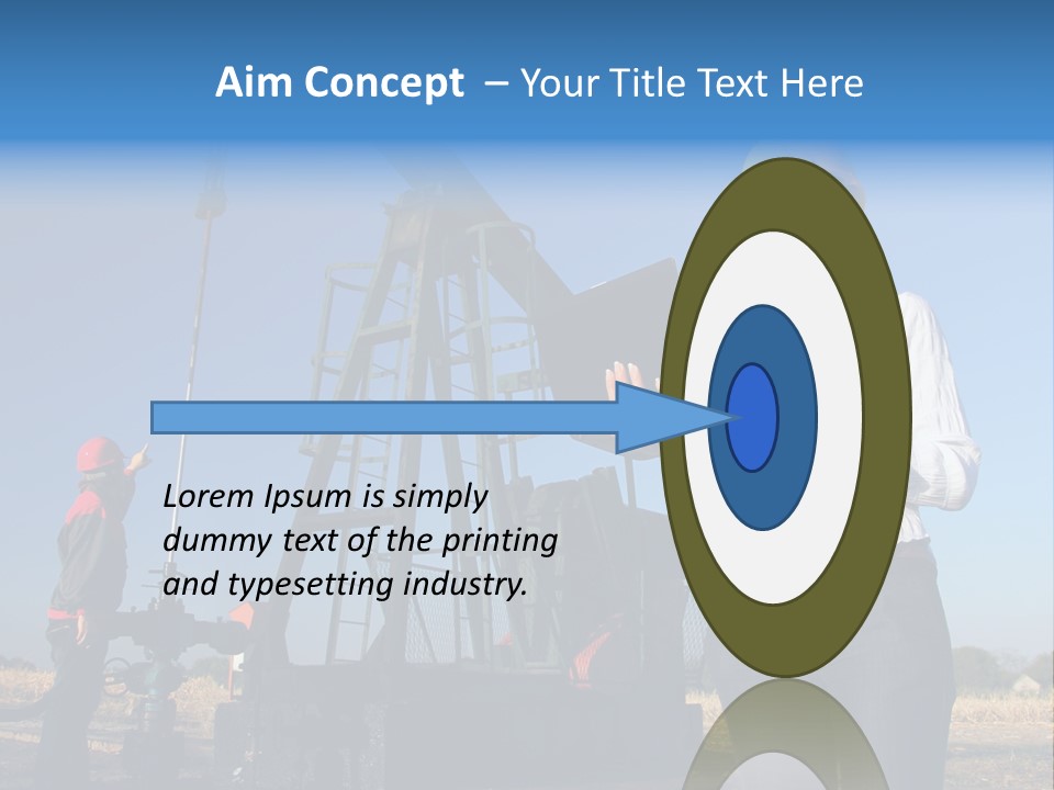 Working Petroleum Success PowerPoint Template