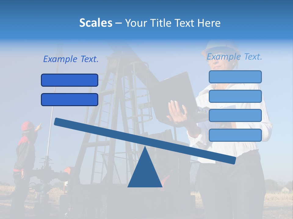 Working Petroleum Success PowerPoint Template