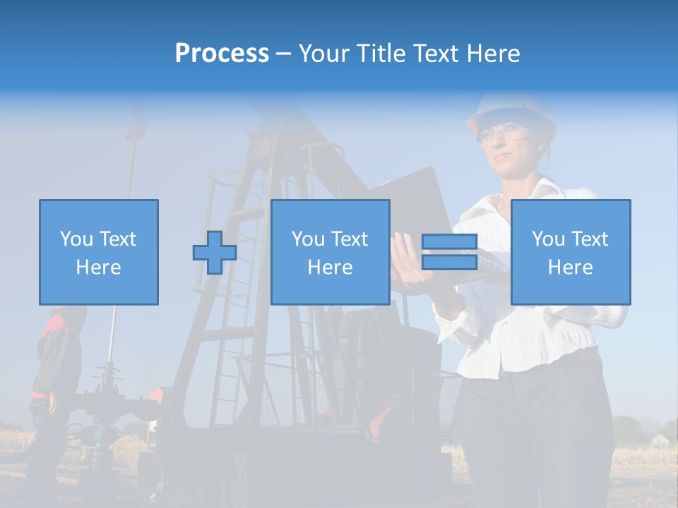 Working Petroleum Success PowerPoint Template