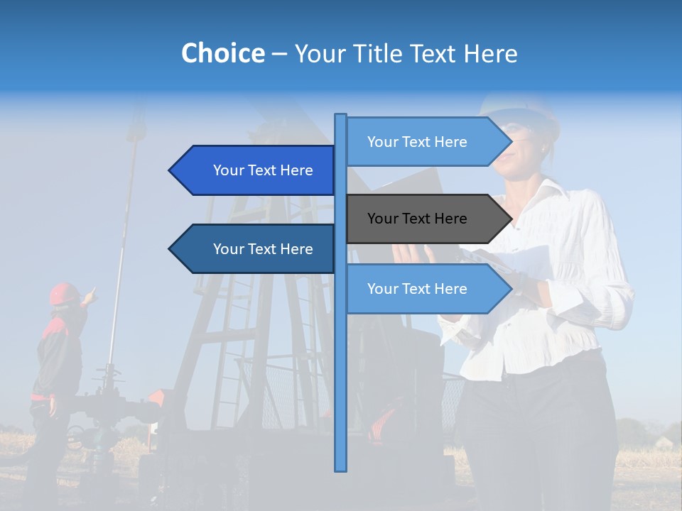 Working Petroleum Success PowerPoint Template