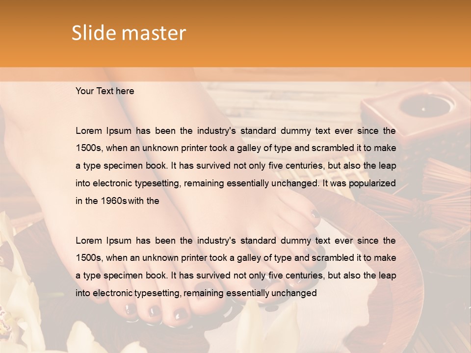 Masseur Health Color PowerPoint Template