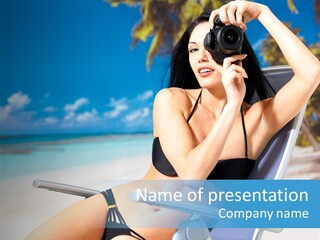 Life Summer Happiness PowerPoint Template