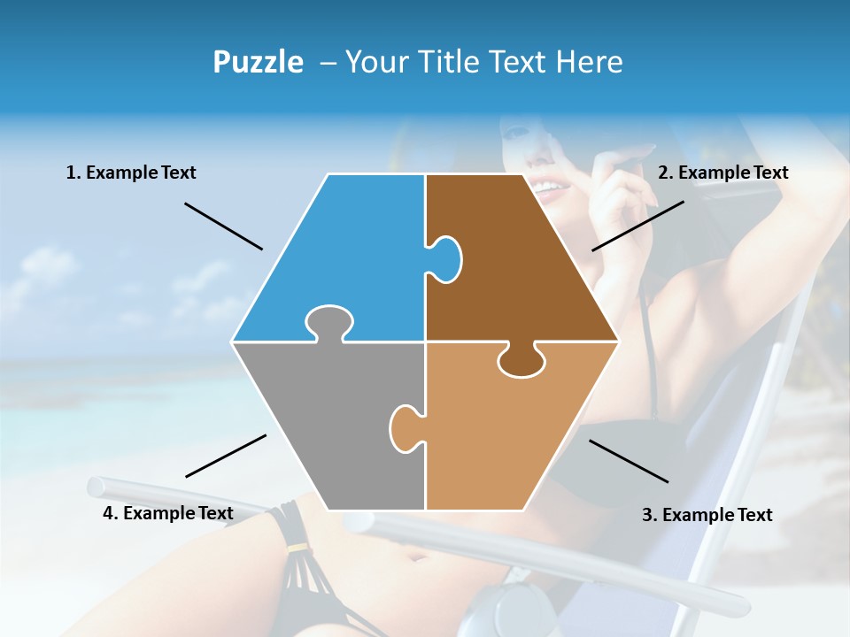 Life Summer Happiness PowerPoint Template