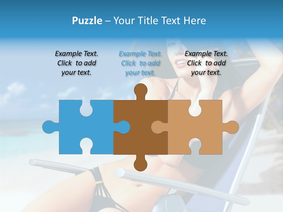 Life Summer Happiness PowerPoint Template