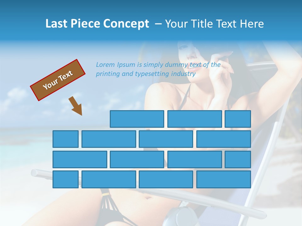 Life Summer Happiness PowerPoint Template