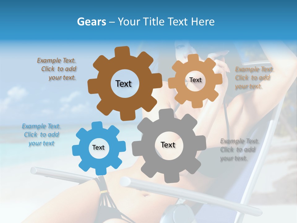 Life Summer Happiness PowerPoint Template