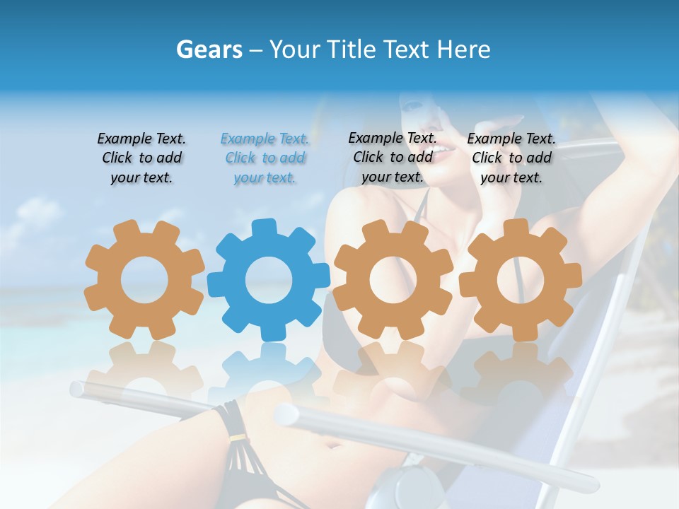 Life Summer Happiness PowerPoint Template