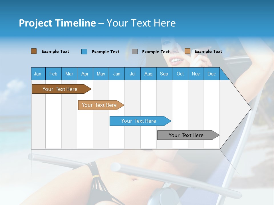 Life Summer Happiness PowerPoint Template