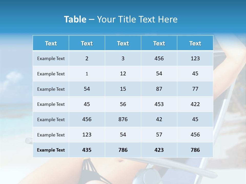 Life Summer Happiness PowerPoint Template