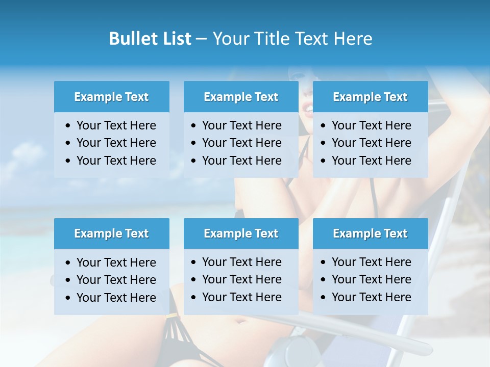 Life Summer Happiness PowerPoint Template