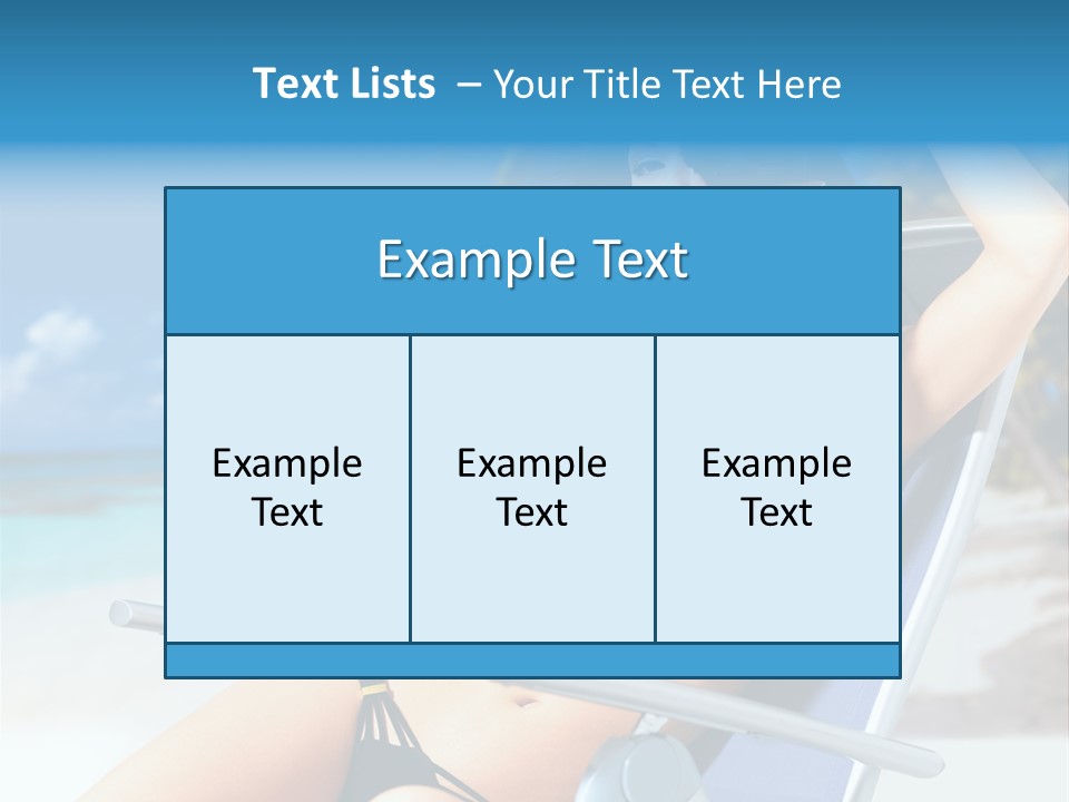 Life Summer Happiness PowerPoint Template
