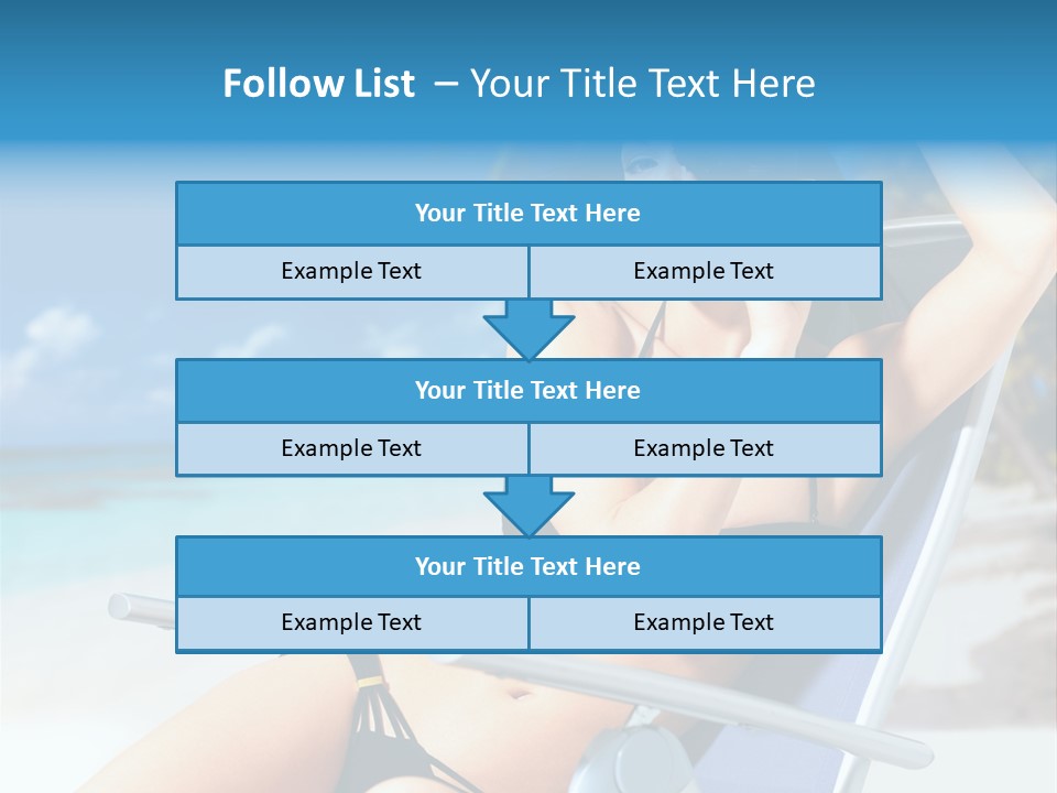 Life Summer Happiness PowerPoint Template