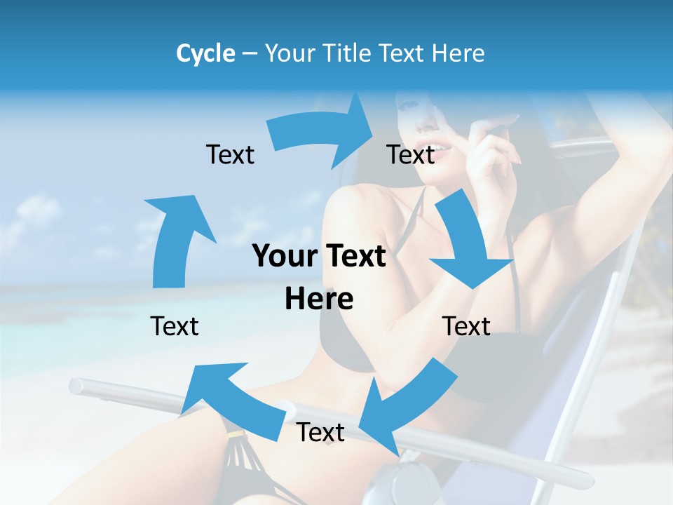 Life Summer Happiness PowerPoint Template