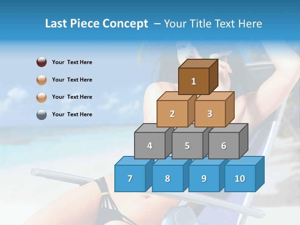 Life Summer Happiness PowerPoint Template