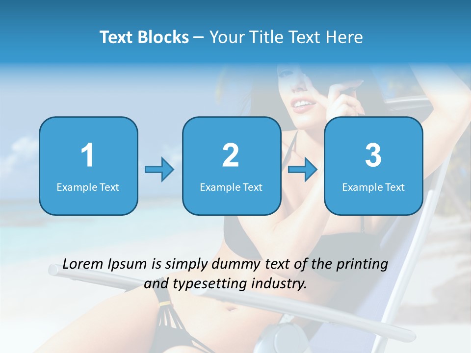 Life Summer Happiness PowerPoint Template