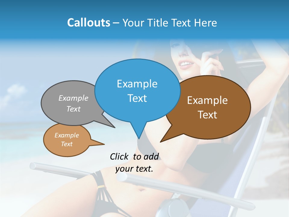 Life Summer Happiness PowerPoint Template