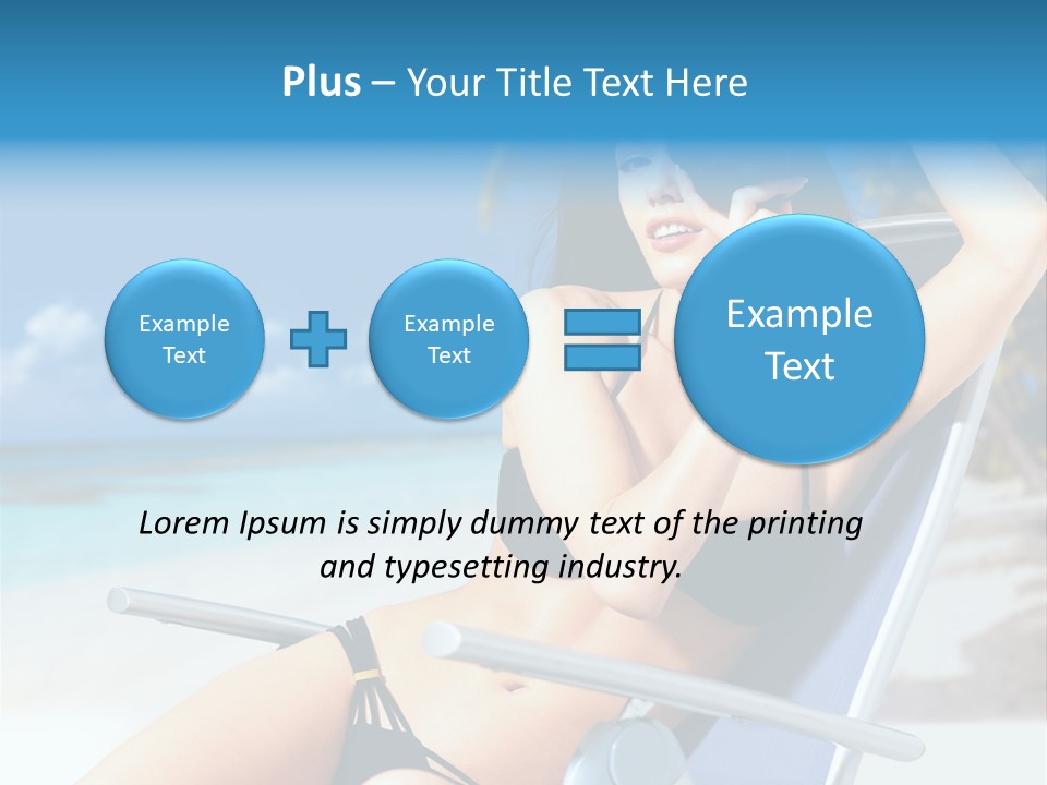 Life Summer Happiness PowerPoint Template