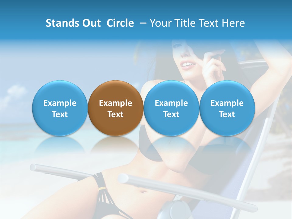 Life Summer Happiness PowerPoint Template