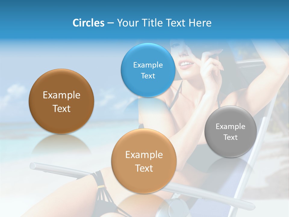 Life Summer Happiness PowerPoint Template