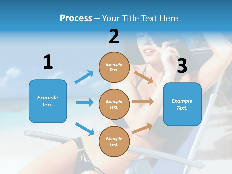 Life Summer Happiness PowerPoint Template