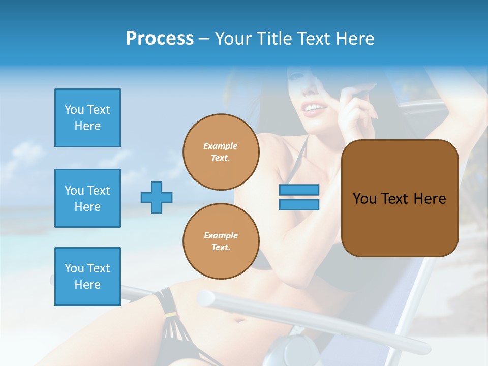 Life Summer Happiness PowerPoint Template