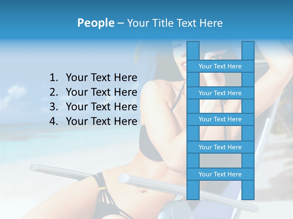 Life Summer Happiness PowerPoint Template