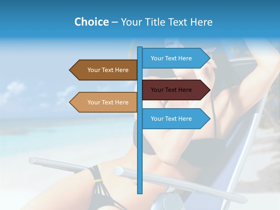 Life Summer Happiness PowerPoint Template