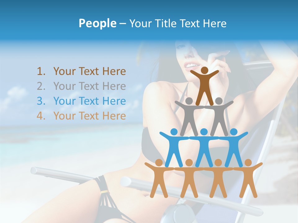 Life Summer Happiness PowerPoint Template