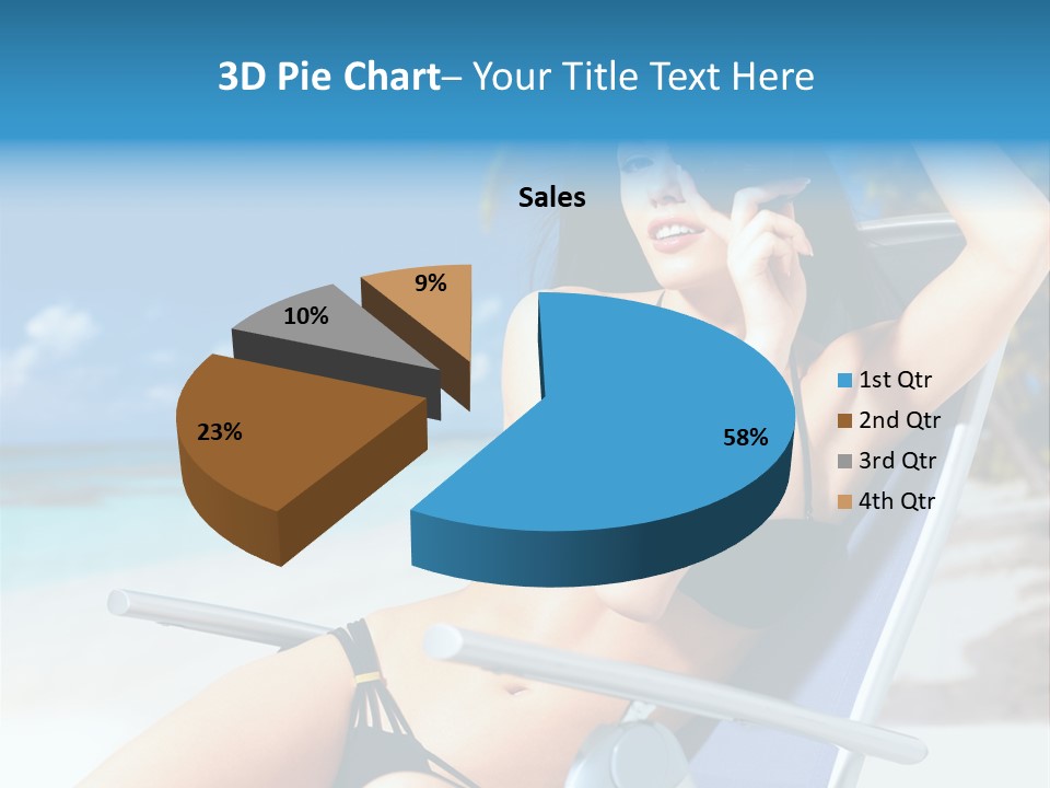 Life Summer Happiness PowerPoint Template