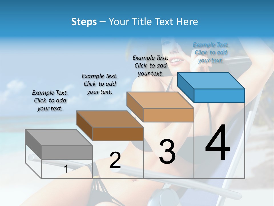 Life Summer Happiness PowerPoint Template