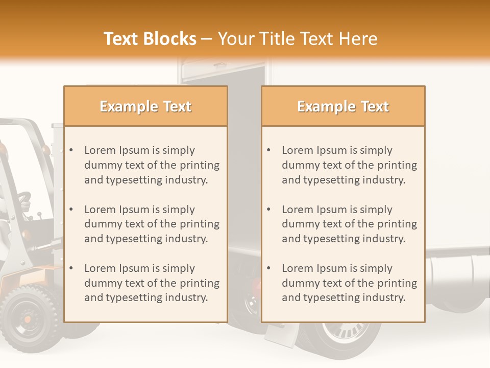 Pallet Handling Moving PowerPoint Template