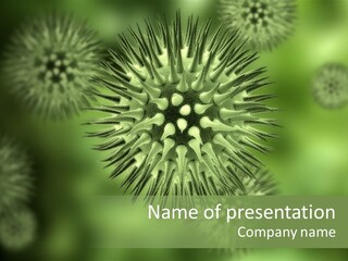 Viral Cell Attack PowerPoint Template