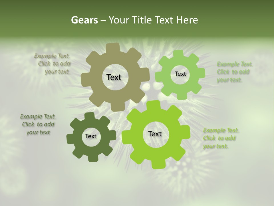 Viral Cell Attack PowerPoint Template
