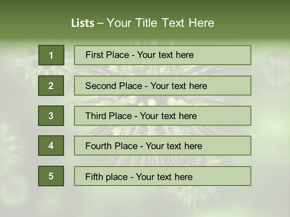 Viral Cell Attack PowerPoint Template