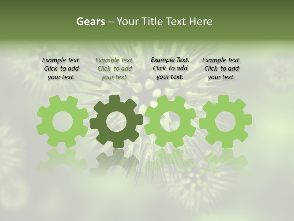 Viral Cell Attack PowerPoint Template