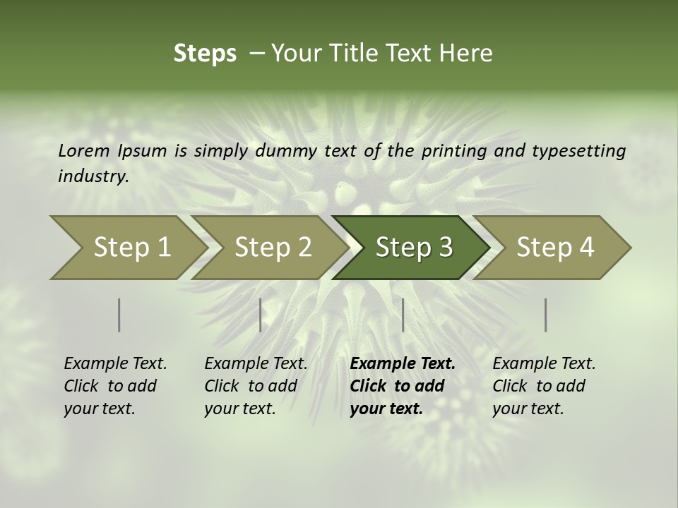 Viral Cell Attack PowerPoint Template