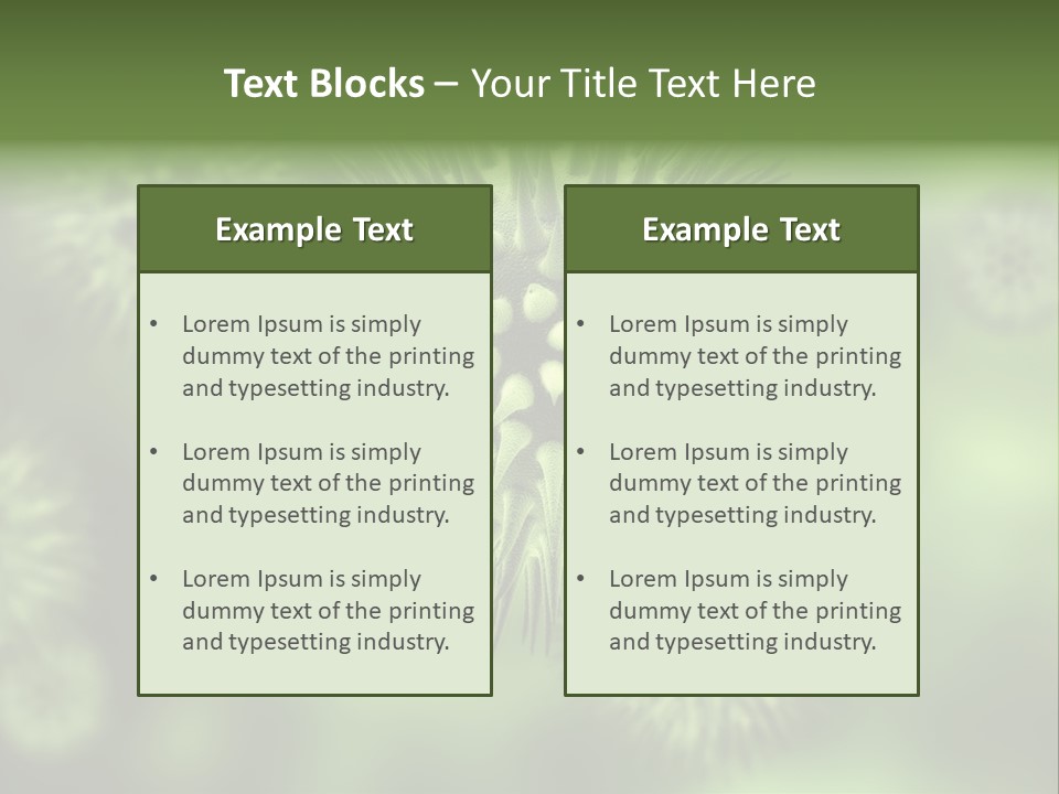 Viral Cell Attack PowerPoint Template